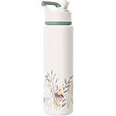 Simple Modern Summit Water Bottle with Straw Lid | Disney 30oz Leak Proof Stainless Steel Insulated Cup | Gifts for Her Him | Winnie the Pooh in the Wilderness