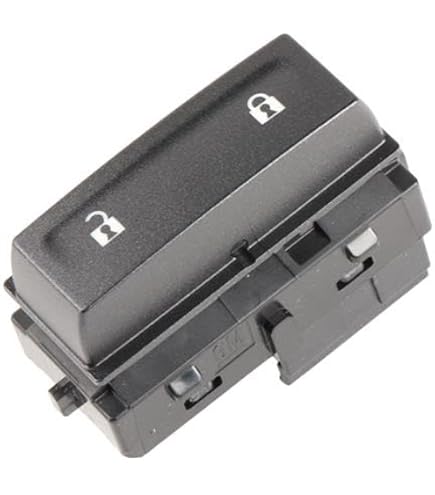 15804093 - Genuine GM Door Lock Switch Assembly *Ebony