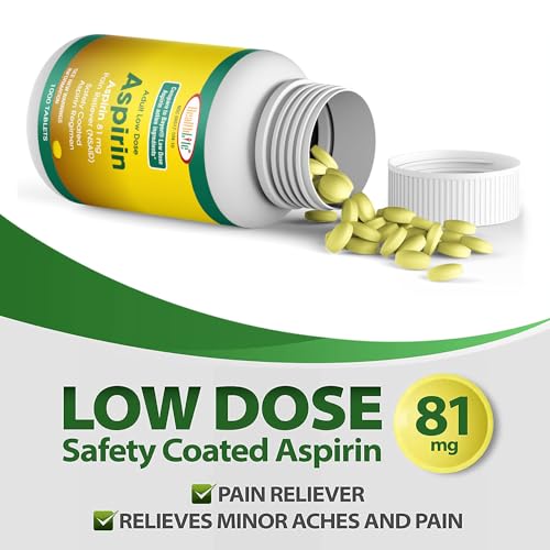 HEALTH LFE Healthlife Aspirin 81 mg (500 Enteric Coated Tablets