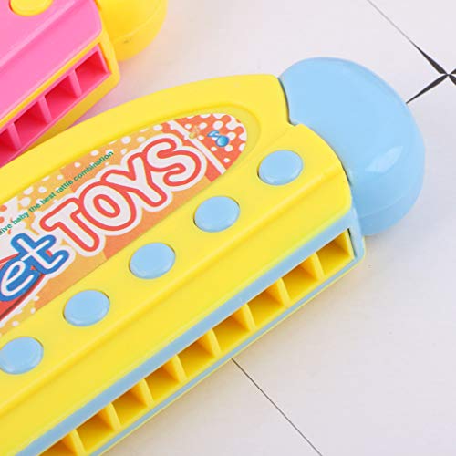 Shoresu Music Toy, Harmonica Music Instrument Mouth Organ Melodica Training Vital Capacity Baby Toy - Color Randomly