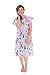 Gownies - Designer Hospital Patient Gown, 100% Cotton, Hospital Stay (S/M Size 0-10, Isla)