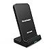 Wireless Charging Stand RAVPower 2 Coils Qi Certified Fast Wireless Charger 10W Qi for Galaxy S9, S9+, S8, S7 & Note 8, 5W Compatible iPhone XS MAX XR X 8 Plus and All Qi-Enabled Devices (Black)