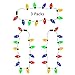 Bestwin Lights Necklace, Christmas LED Light, Necklace Light Up Party Favors with 12 LED Bulbs, Best Party Lights Necklace (3 Packs)