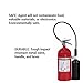 Kidde 466181 Pro 10 Carbon Dioxide Fire Extinguisher, Electronic Safe, Environmentally Safe, UL Rated 10-B:C