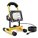 Ustellar 1600LM 20W LED Work Light (150W Equivalent), Waterproof Portable LED Flood Lights, 16ft/5M Cord with Plug, Stand Industrial Working Light for Construction Site, 6000K Daylight White primary