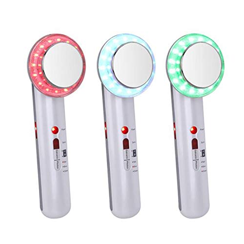 ixaer Anti-aging Facial Care Device Face Lifting Tighten Wrinkle Removal Massager with 1 Pair Magic Gloves and 2 Pair of EMS Pads 7 in 1