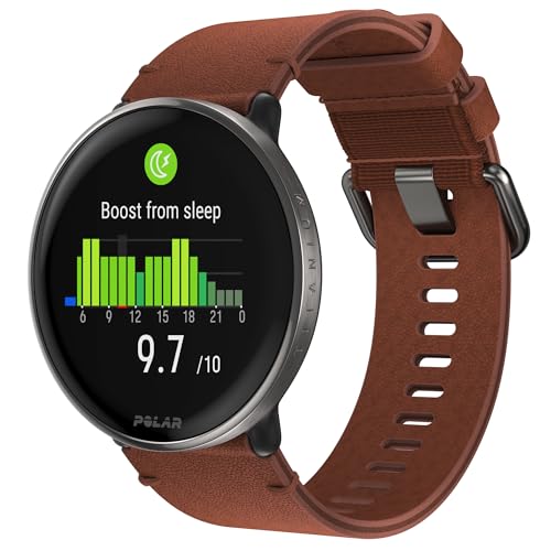Polar Ignite 3 Titanium – Fitness- und Wellness-Smartwatch mit GPS, Schlafanalyse, AMOLED-Display, 24/7-Activity Tracker, Pulsuhr, Fitness Tracker, personalisierten Trainingseinheiten