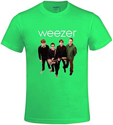 Fightor Weezer Weezer (The Green Album) Men's T Shirts With Designs Round Neck