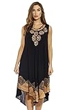 Riviera Sun Dress / Dresses for Women,Black / Beige,2X