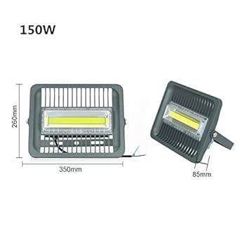 Foco LED de 150 W, luz blanca fría: reflector LED IP66 150 W 100 W 50