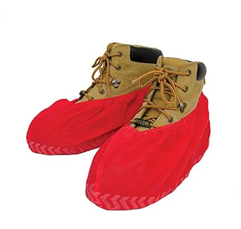 red pointe shoe covers