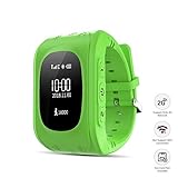 Kid Smart Watch, Wonbo Soft Silicone GPS Tracker with SIM Slot SOS Call Real-time Location Finder Anti-Lost Alarm Remote GPS & LBS Monitor Watch Remove Alert for Boys Girls Support Android & iOS