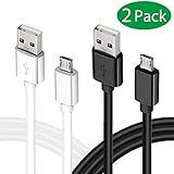 Charging Cable for Samsung Galaxy S7, 2Pack 6Ft 10Ft Long Charger Cable, Android Phone Fast Charger Cord for Samsung Galaxy S7 S6 Edge,Note 5 4,LG G4,Moto,Sony,PS4,Xbox,Windows,MP3,Camera,Black