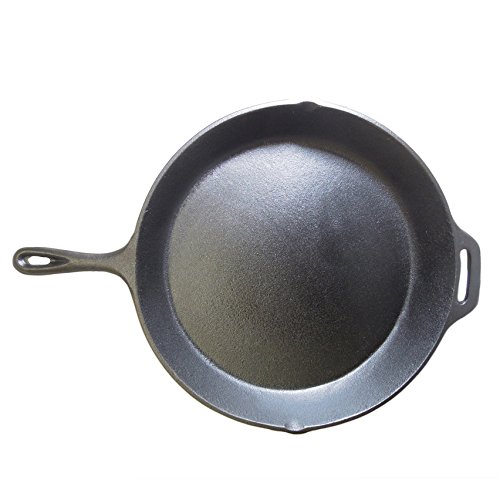 Cuisiland Large 15.5 Inch PreSeasoned Cast Iron Skillet, Amazon.ca