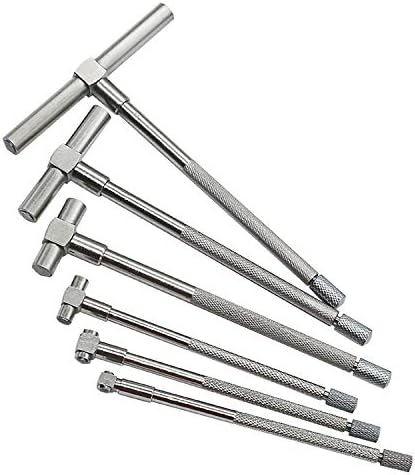 XIANG Bore Gauge Telescoping Gauge Set 6Pcs/Set(5/16in-6in) Internal Gauge Hole Gauges for Quick Inside Measurements of Holes 8-150mm Inner Diameter Gauge Set of 6