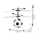 GreaSmart Flying Soccer Ball, LED RC Flying Ball Toy Drone Hand Control Infrared Induction Helicopter Ball Built-in Shining LED Lighting for Kids Boys Girls Teen (Flying Soccer)