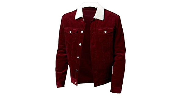 corduroy red jacket