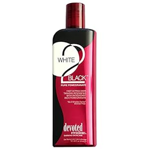 Devoted Creations White 2 Bronze Pomegranate sunbed tanning lotion cream (250ml bottle)