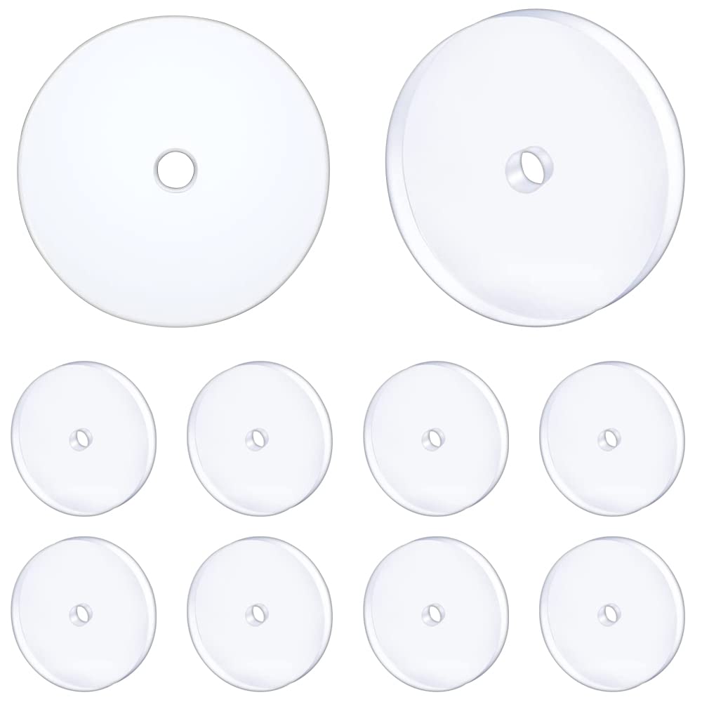 PunkTracker 20/40/60Pcs Clear Silicone no Pull Piercing Disc for Piercing Bump Treatment - Piercing Healing Disc Pads for Bump Removal Earring Earlobe Support Patches