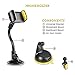 4 in 1 Car Phone Mount Holders, Hobest Air Vent Dashboard Windshield Car Mobile Phone Mounts Holders Car Accessories for iOS / Android Smartphone and More, Extra Micro USB Cable (Included)
