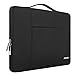 MOSISO Laptop Sleeve Only Compatible with MacBook 12 inch A1534 with Retina Display 2017/2016/2015 Release, Polyester Multifunctional Briefcase Bag, Black