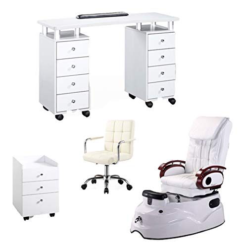 Foot-Spa-Stool-Jacuzzi-Foot-Washing-Electric-Massage-Pedicure-Chair-Nail-Chair-Pedicures-Care-Pedicure-Sofa-ChairWhite
