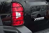 TYGER Custom Fit 05-14 Nissan Xterra 2pcs Black Taillight Covers Tail Light Guards (Mounting hardware & instruction included)