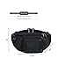 NZII Sports Fanny Pack for Men Women, Outdoor Waist Pack Bag with 6 Zipper Pockets, Super Capacity Bum Bag with Adjustable Belt for Traveling Hiking Cycling Workout Casual