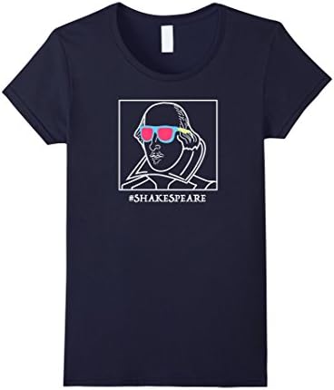 Women's #Shakespeare William Shakespeare Cool T-Shirt Small Navy