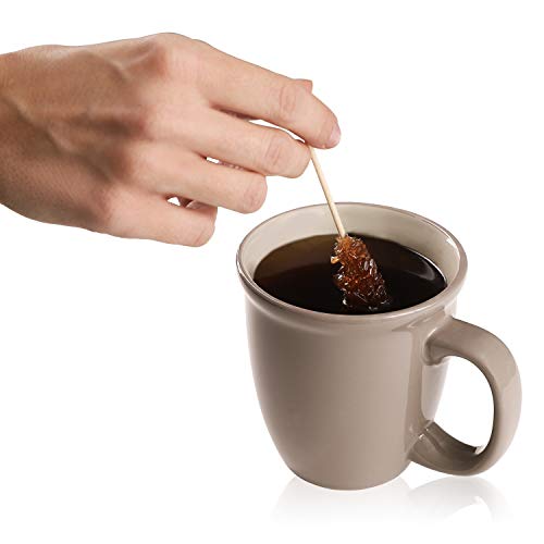 Individually Wrapped Barista Swizzle Sugar Sticks Made in the USA - Brown 50pc - Thumbnail 5