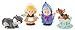 Fisher Price Little People Disney Princess & Friends Figure Set of 4 - Belle, Cinderella, Jasmin & Rapunzel