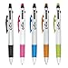 GSlife Pack of 5 Fashionable 2 in 1 Sensitive Stylus (3-Color Ink 5 Pack)
