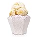 50 Mini Dessert Cups 70 ml (2.4 oz) – Eco-Friendly Wheat Straw – Flower Shape – Ice Cream, Nuts, Candy, Fruit, and Snacks