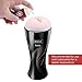 ZEMALIA Vase Male Masturbators Vagina Pocket Man Masturbation Cup Sex Toys for Male Masturber Realistic Textured Discreetly Packed(Black)