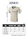H2H Mens Casual Half Sleeve Henley Pullover T-Shirts WHITE US L/Asia XL (JDSK31)