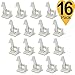 Baby Proofing Safety Cabinet Locks - Vkania 16 Pack Kids Drawer Latches with Strong Adhesive - No Tools|No Drilling |No Magnetic-Optional Screws