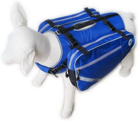 Petelligence Praxis Dog Backpack, X-Large, Blue