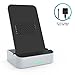 Wireless Charger for iPhone, Qi Certified Wireless Charging Stand, Fast Charger (7.5W) for iPhone X/8/8 Plus & (10W) for Samsung Galaxy S8 S9, QC 3.0 AC Adapter & 3.3ft Charging Cable Included
