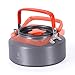 REDCAMP 1.1L Outdoor Camping Kettle, Aluminum Water Pot with Carrying Bag, Compact Lightweight Tea Kettle
