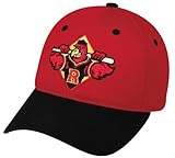 MiLB Minor League ADULT ROCHESTER RED WINGS Red/Black Hat Cap Adjustable Velcro TWILL 