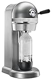 KitchenAid KSS3121CU Sparkling Beverage Maker powered by SodaStream - Contour Silver, Contour Silver