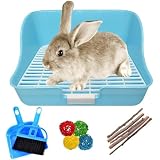 Hamiledyi Extra Large Wooden Bunny Ladder - Bendable Chewing & Climbing Bridge For Small Animals (Guinea Pigs, Chinchillas, Rabbits)