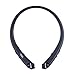 ZSW Tech Bluetooth Headphones, Wireless Retractable Earbuds Neckband Headset Sports Sweatproof Earphones with Mic for iPhone 8/7/6s/6/5s/5, Android (2017 Upgraded Version, 15 Hours Play Time, Black)