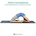 UpCircleSeven Yoga Wheel - [Pro Series] Strongest & Most Comfortable Yoga Prop Wheel - Perfect for Back Pain Stretching & Backbends, 12 x 5 IN (Cyan)