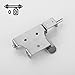 JQK Sliding Bolt Gate Latch, 6 Inch Thickening 304 Stainless Steel Barrel Bolt with Padlock Hole, Interior Door Latches Brushed Finish