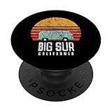 Retro Big Sur California Hippie Van Beach Bum
