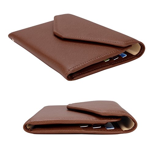 ZOPPEN Multi-purpose Passport Holder Travel Wallet (Ver.4) Tri-fold Passport Wallet Document Organizer Holder (#12 Seal Brown)