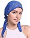 YI HENG MEI Women's Elegant Strench Drill Muslim Turban Hat Chemo Cancer Cap Headscarf
