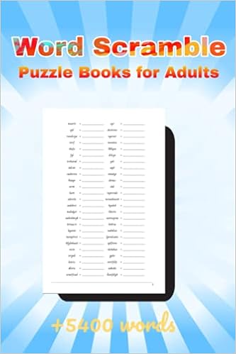 word scramble puzzle book for adults large print word puzzles for adults jumble word puzzle books word puzzle game word games 5400 words solutions book world 9798549857506 amazon com books