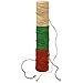 Gift Boutique Christmas Baker's Jute Twine, 3 Rolls of Red, Green and Natural Holiday Decorative String for Arts 'n' Crafts, Packing, Wrapping and Party Supplies, 450 Feet